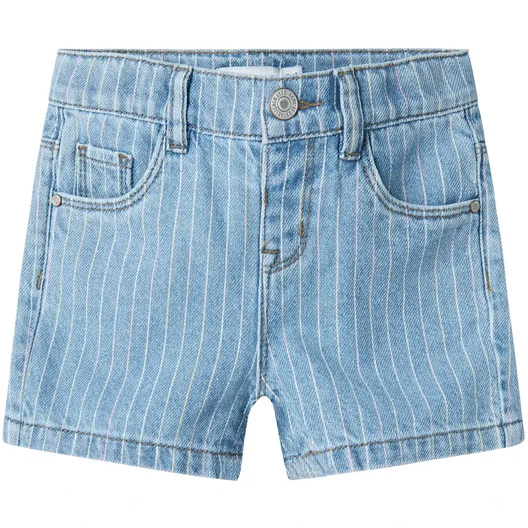 Korte spijkerbroek stripe REGULAR FIT Macie (light blue denim)