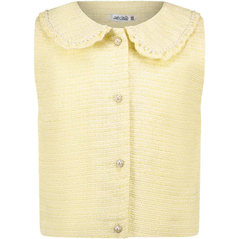 Top Asmar glitter tweed (sunny)