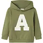 Name It Trui sweat hoodie Poalhan (oil green)