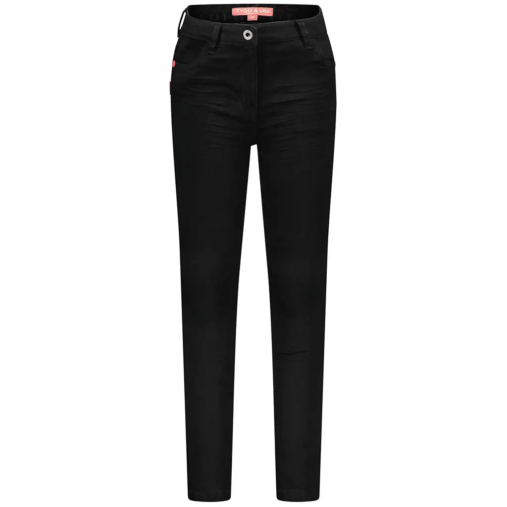 Spijkerbroek skinny super stretch (black denim)