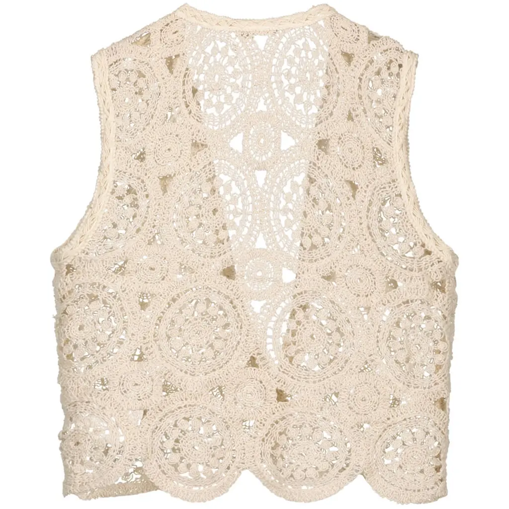 Gehaakte gilet Diana (kit)