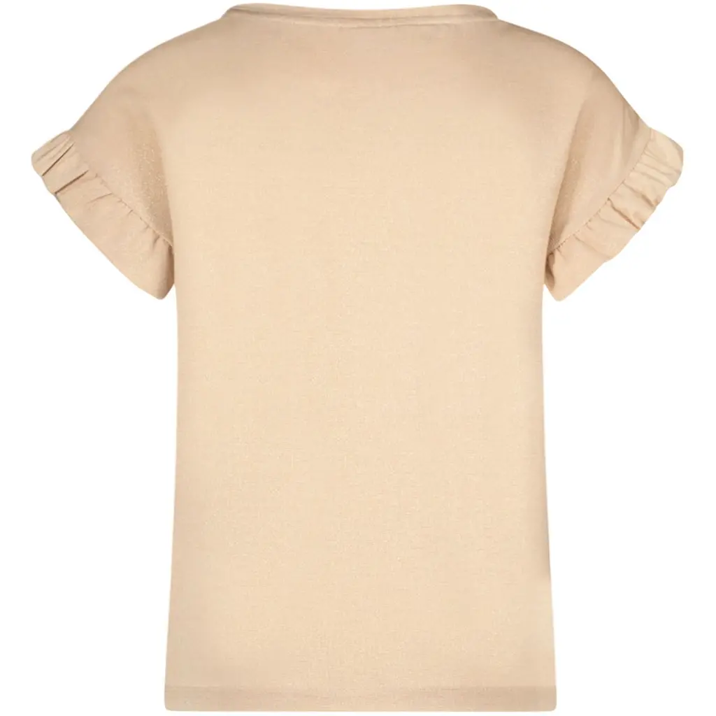 T-shirt Emma glitter (warm sand)