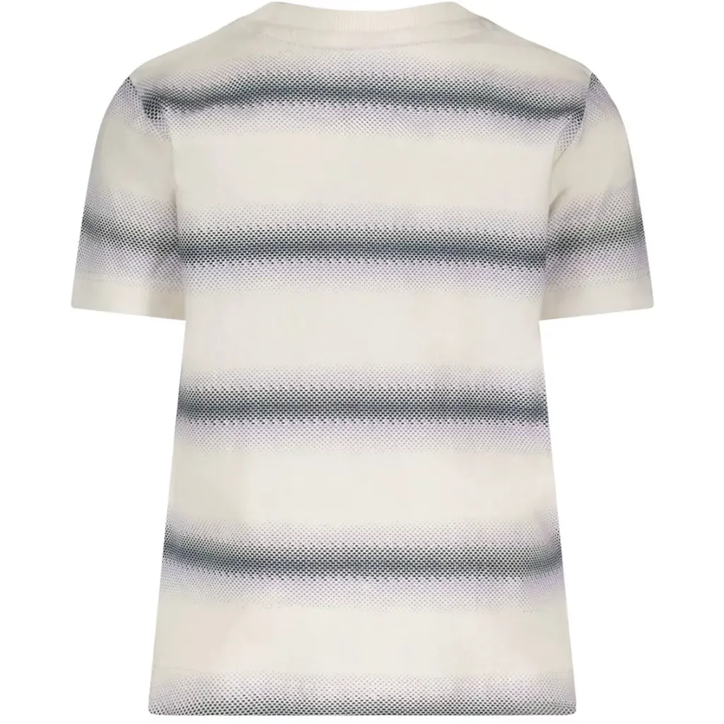 T-shirtje Timmy (tiedye stripe blue)