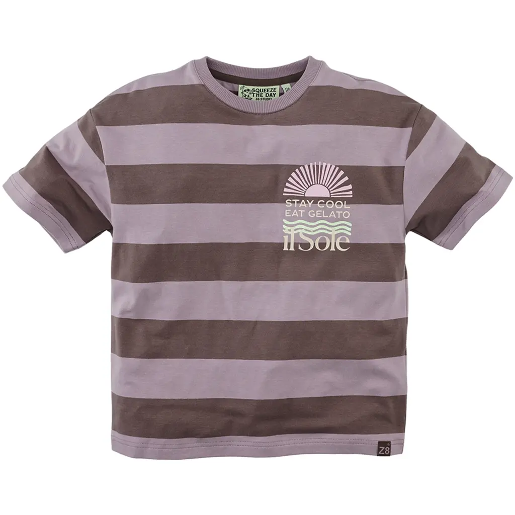 T-shirt Iwan (crazy coconut/stripes)