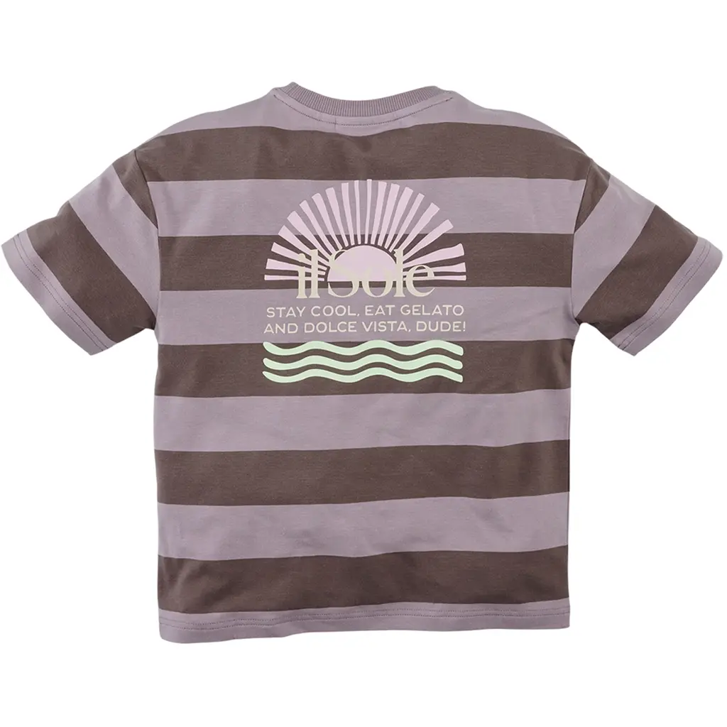 T-shirt Iwan (crazy coconut/stripes)