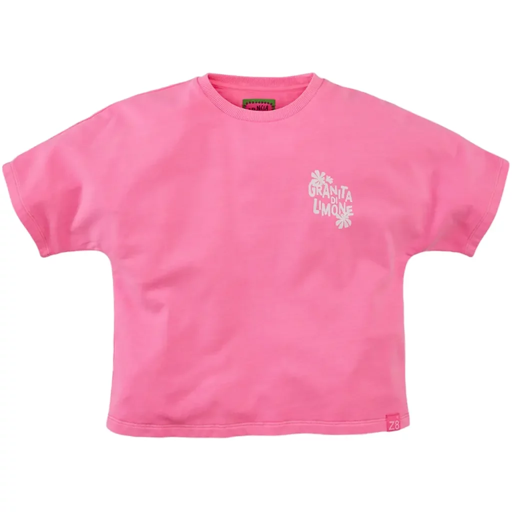 T-shirt BOXY Mimi (chaotic pink)