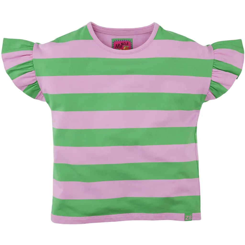 T-shirt Zohra (sorbet pink/groovy green)