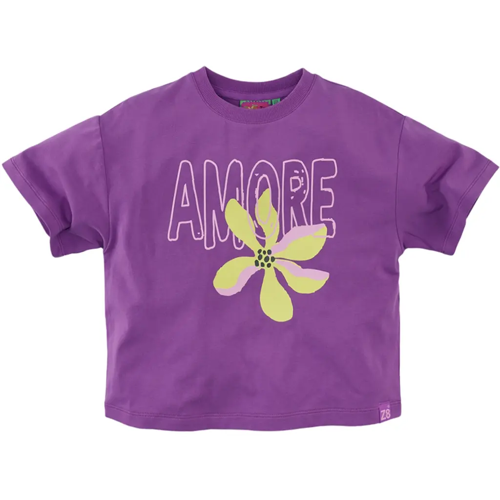 T-shirt BOXY Aniela (ola viola)