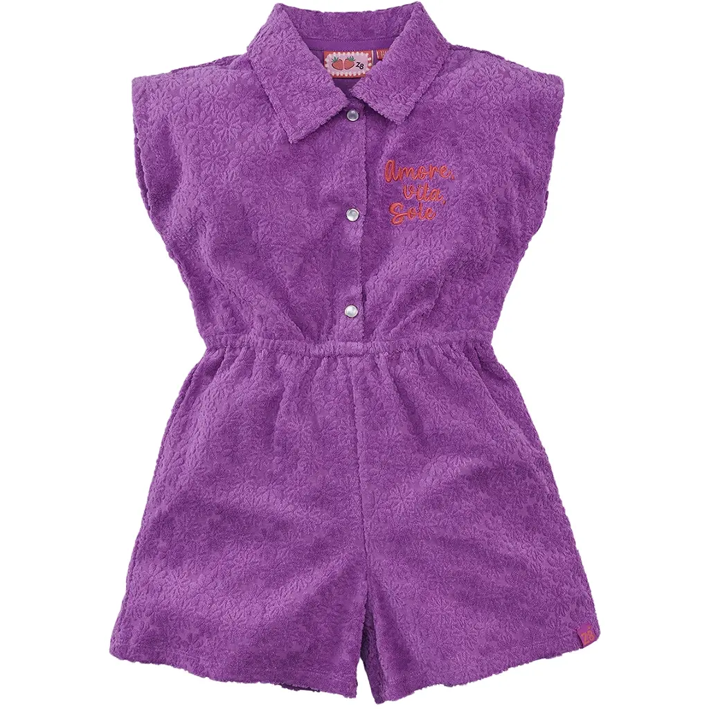 Jumpsuit badstof Hannelie (ola viola)