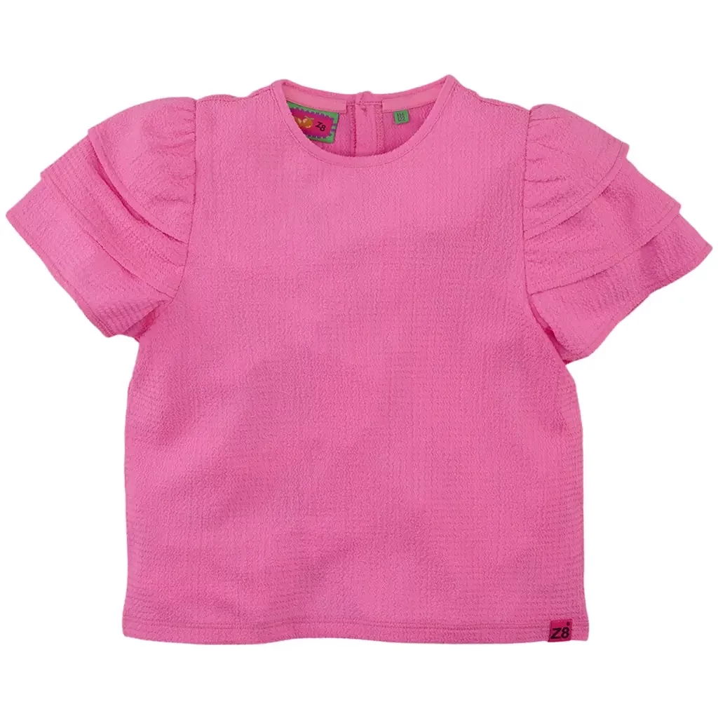 T-shirt CRINCLE Florenza (chaotic pink)