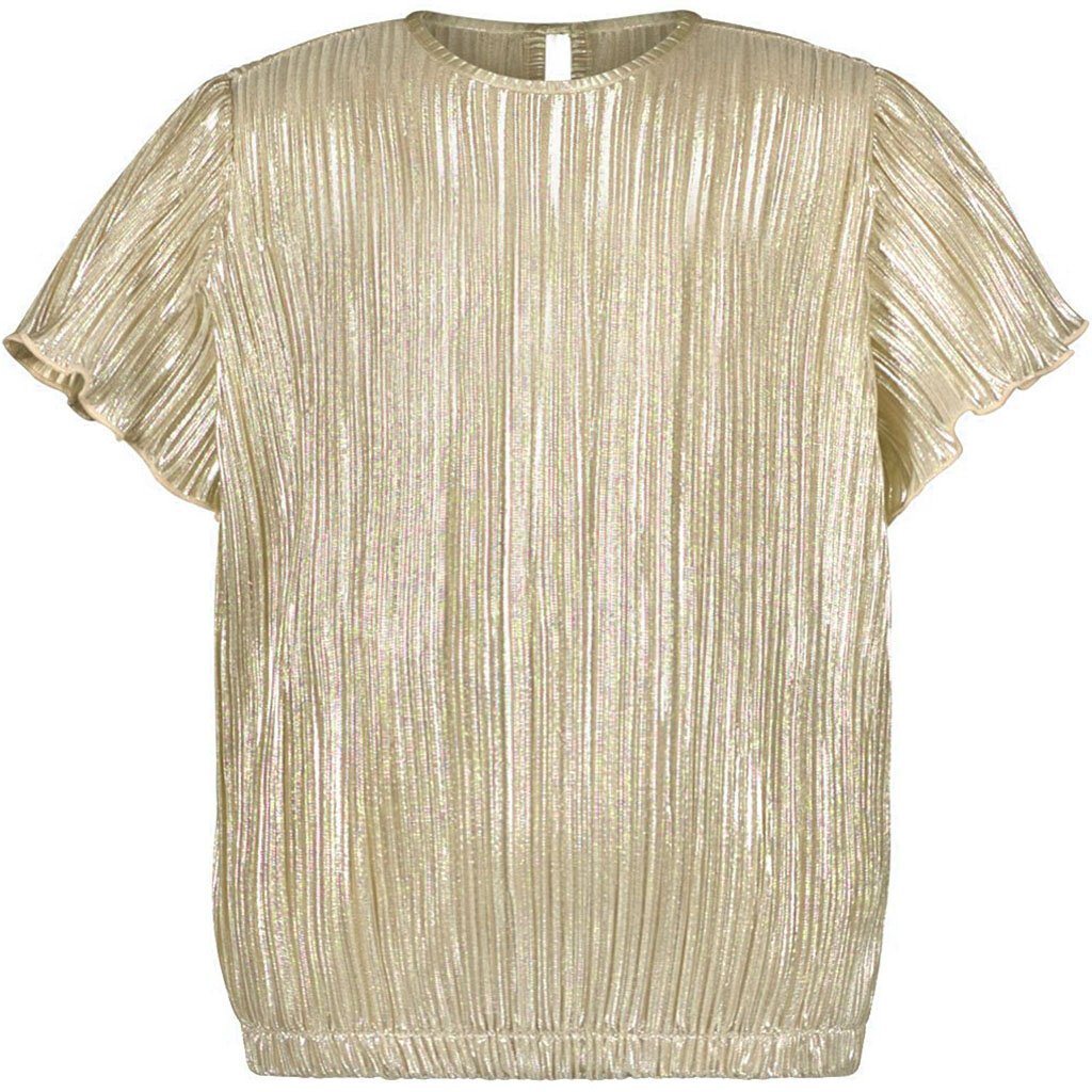 Top plissé Brynn metallic (light gold)