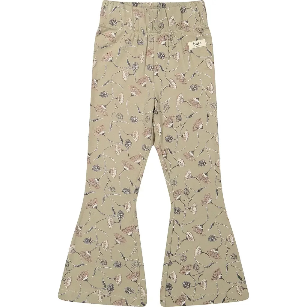 Broek Luzia flared (taupe clay aop)