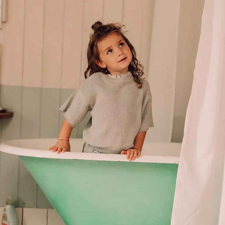 T-shirt Beja (blue steel)