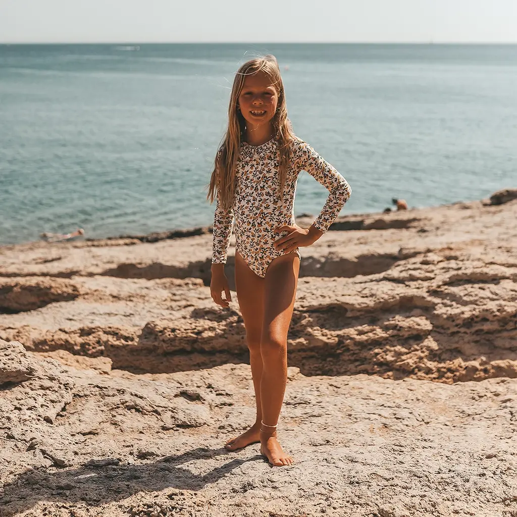 Badpak longsleeve Lemons (shortbread)