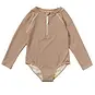 Salted Stories Badpak Rib Stripe (carob brown)
