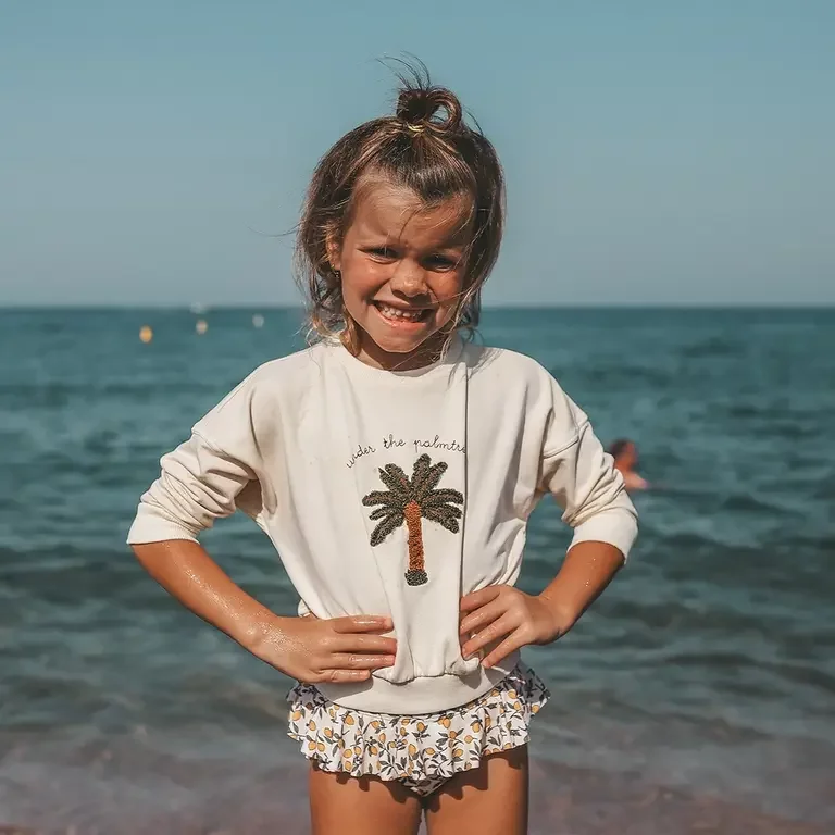 Trui oversized Crown Tree (shortbread)