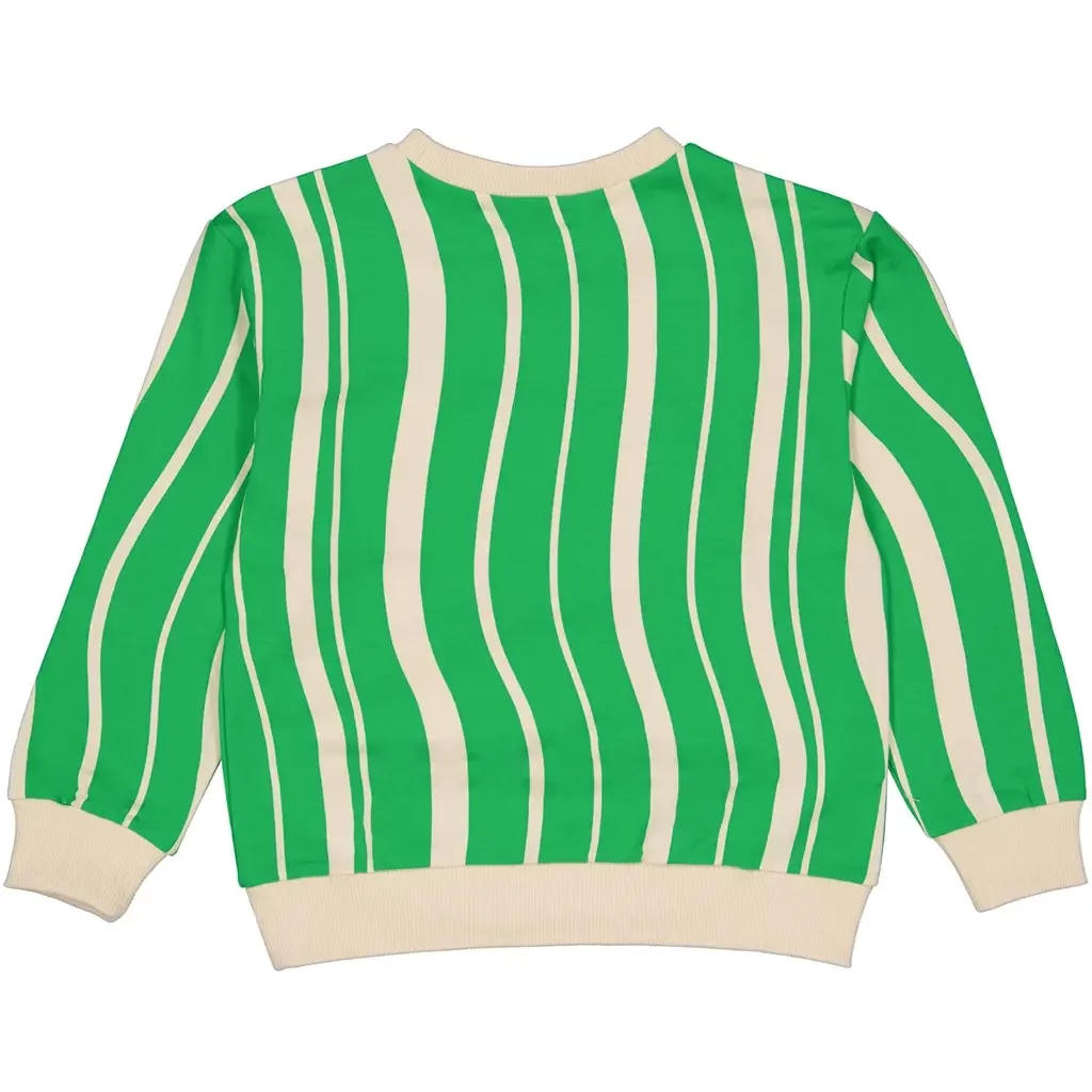 Trui sweater Finch (green graphic)