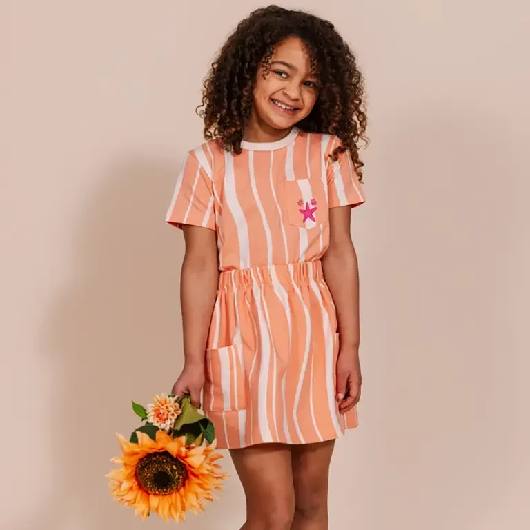 T-shirt Fabiolla (orange graphic)