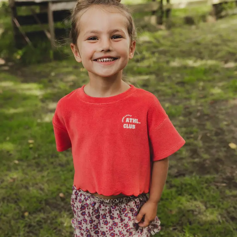 T-shirt terry (red apple)