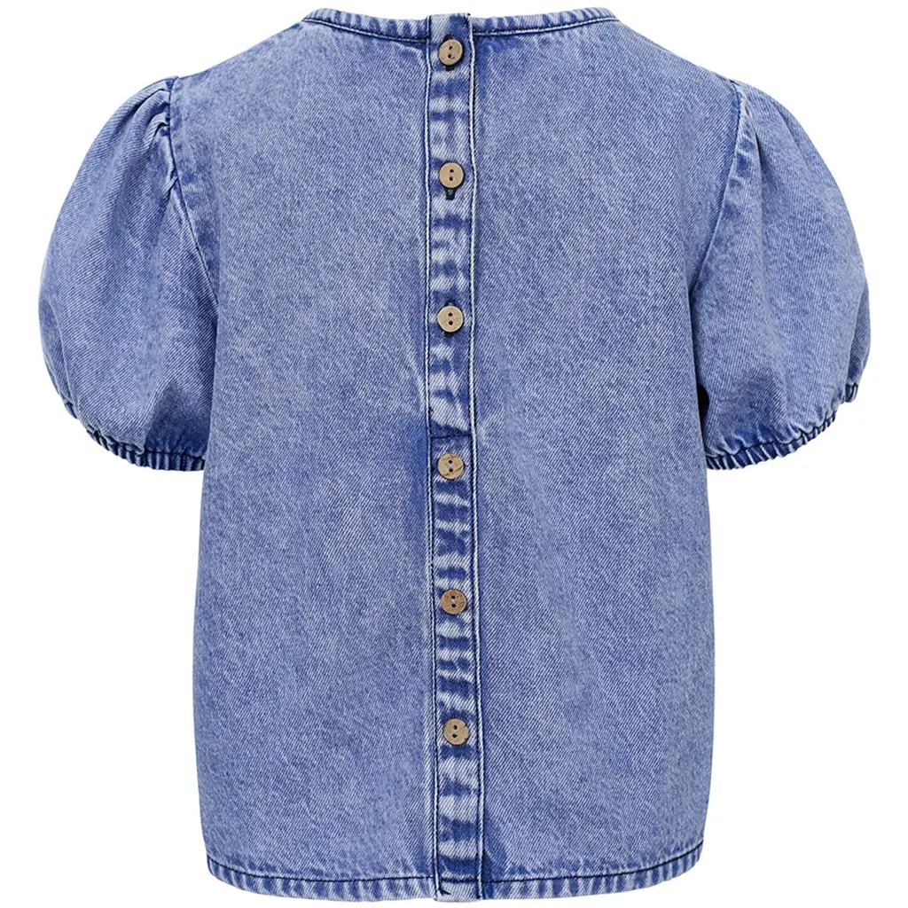 Spijkerblouse (bright blue denim)