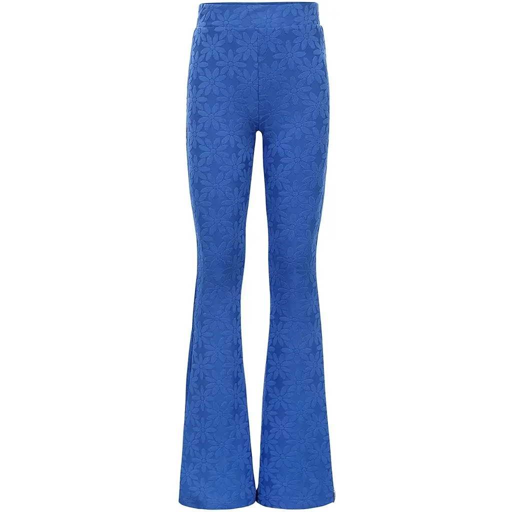 Broek flared (kobalt)