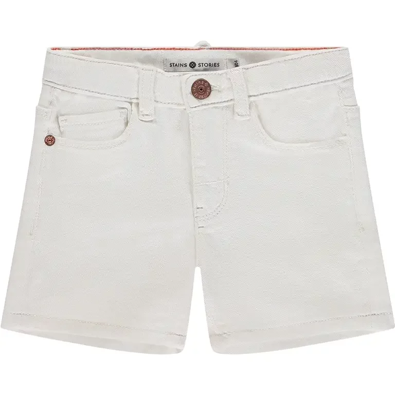 Korte spijkerbroek (ivory)