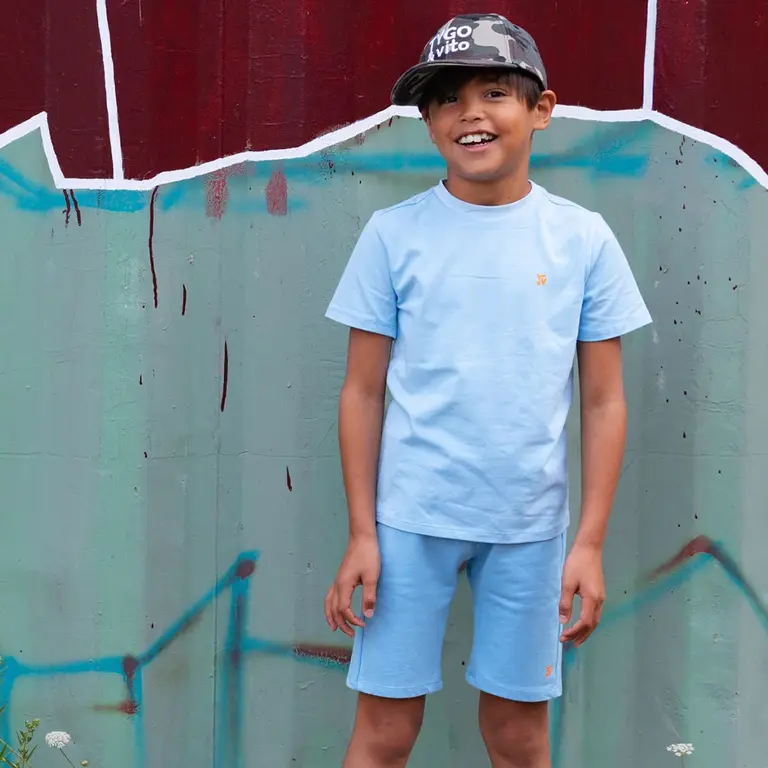 Korte broek sweat Bor (cloud blue)