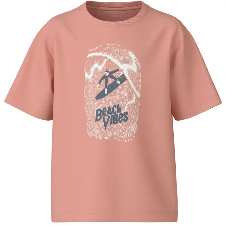 T-shirt Vagno (peach pearl beach palms)