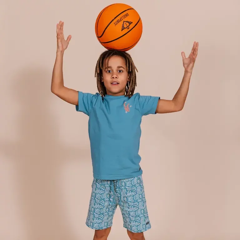 Korte broek Ferron (aop blue sketch)