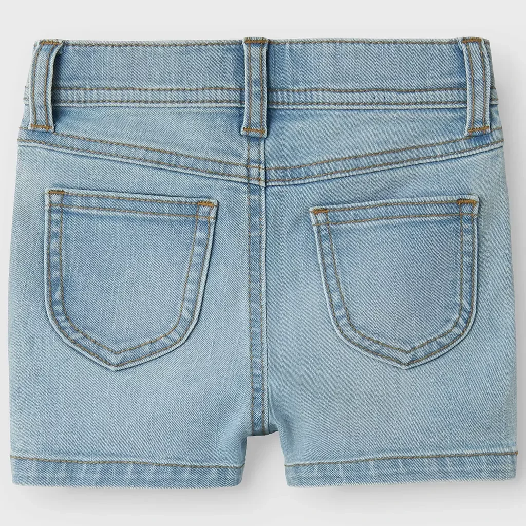 Korte spijkerbroek SLIM FIT Salli (light blue denim)