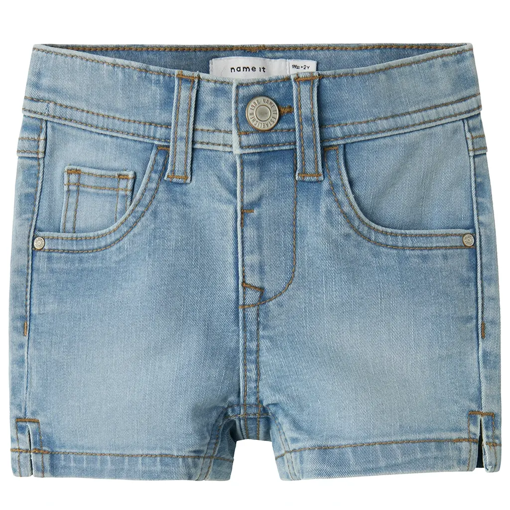 Korte spijkerbroek SLIM FIT Salli (light blue denim)
