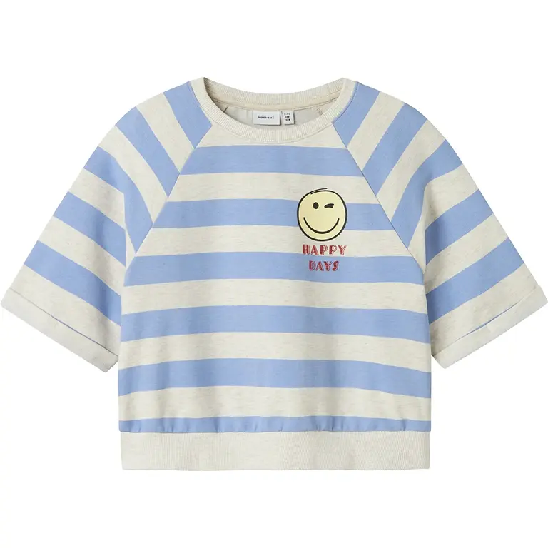 T-shirt sweat CROPPED Happy (serinity)