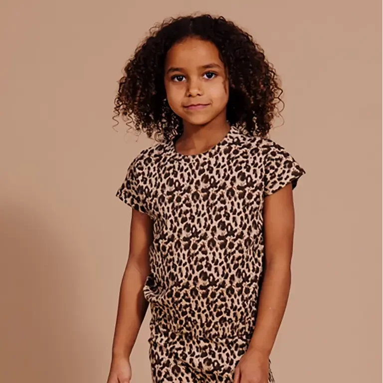 T-shirt Sannah (aop taupe animal)