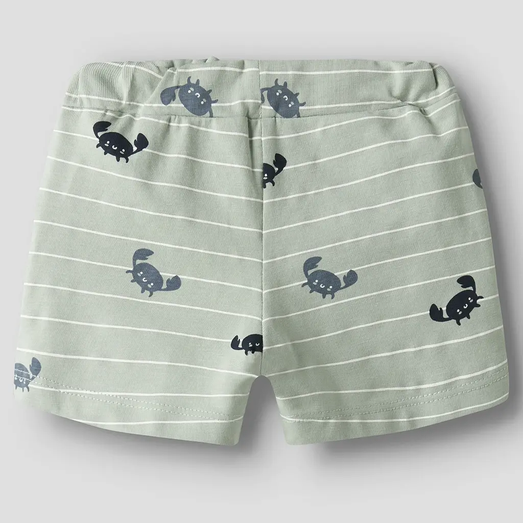 Kort joggingbroekje Vroels (aqua gray crabs)