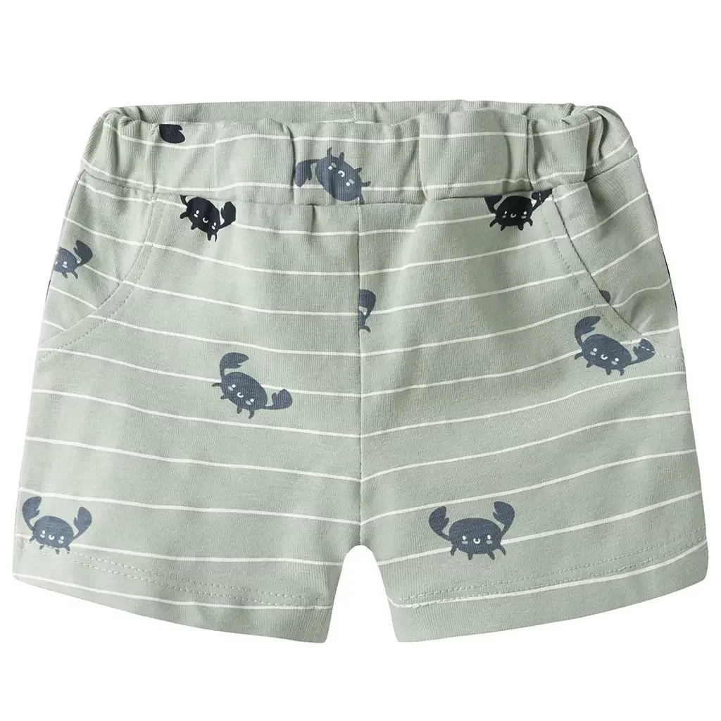 Kort joggingbroekje Vroels (aqua gray crabs)