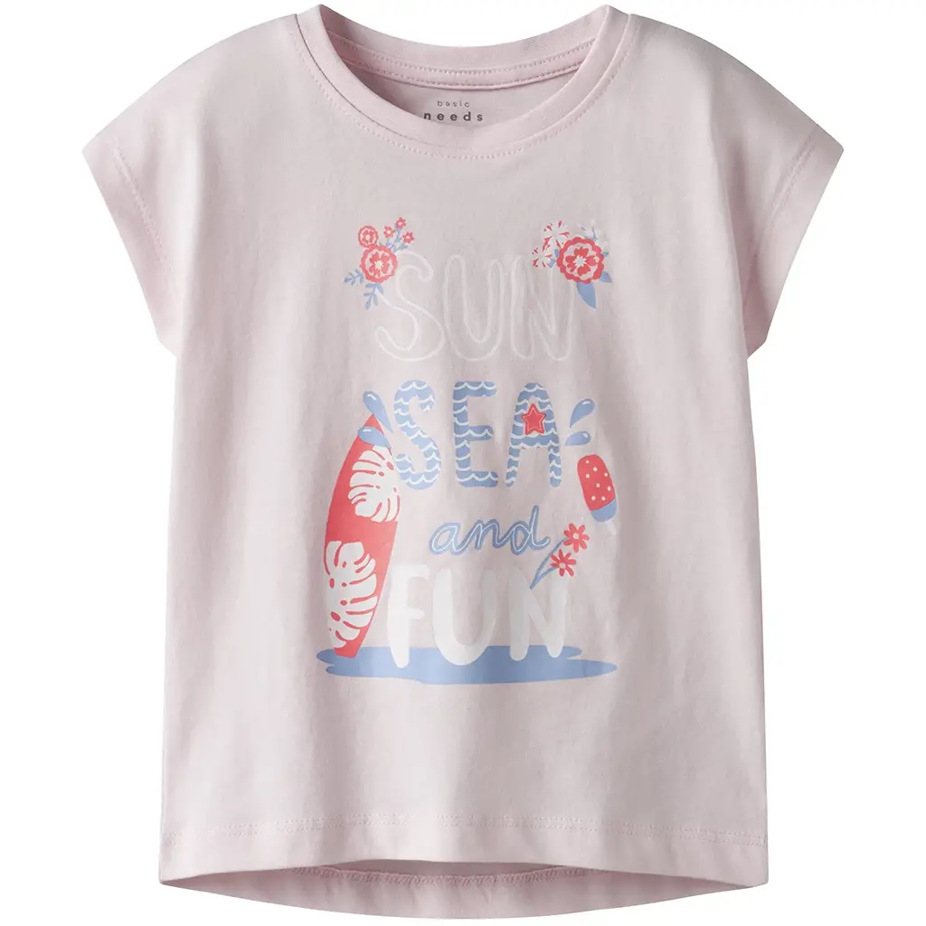 T-shirt Violet (ballerina sun sea fun)