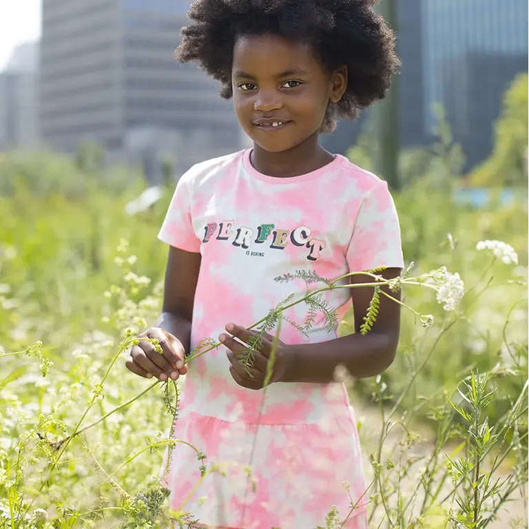 Jurk Tie&Dye (sparkling pink)