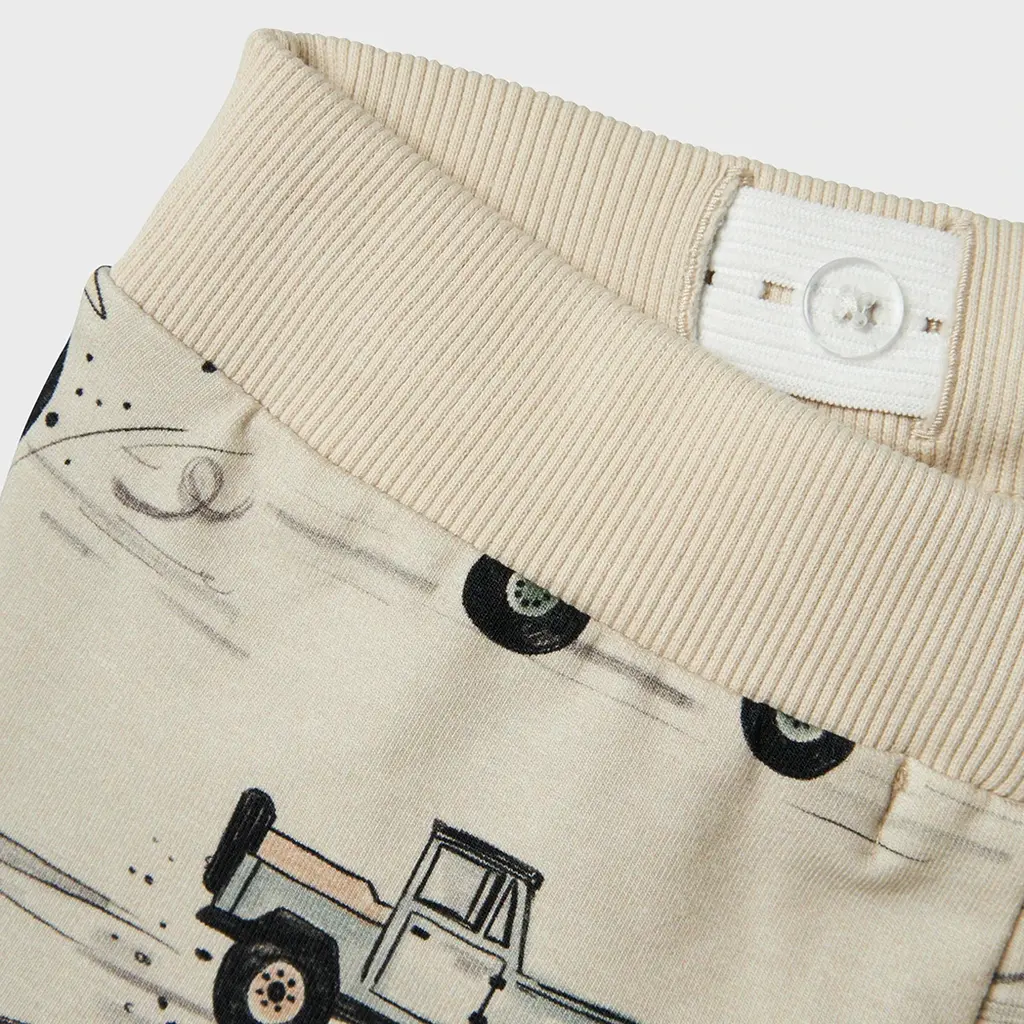 Korte joggingbroek Hakar (peyote)