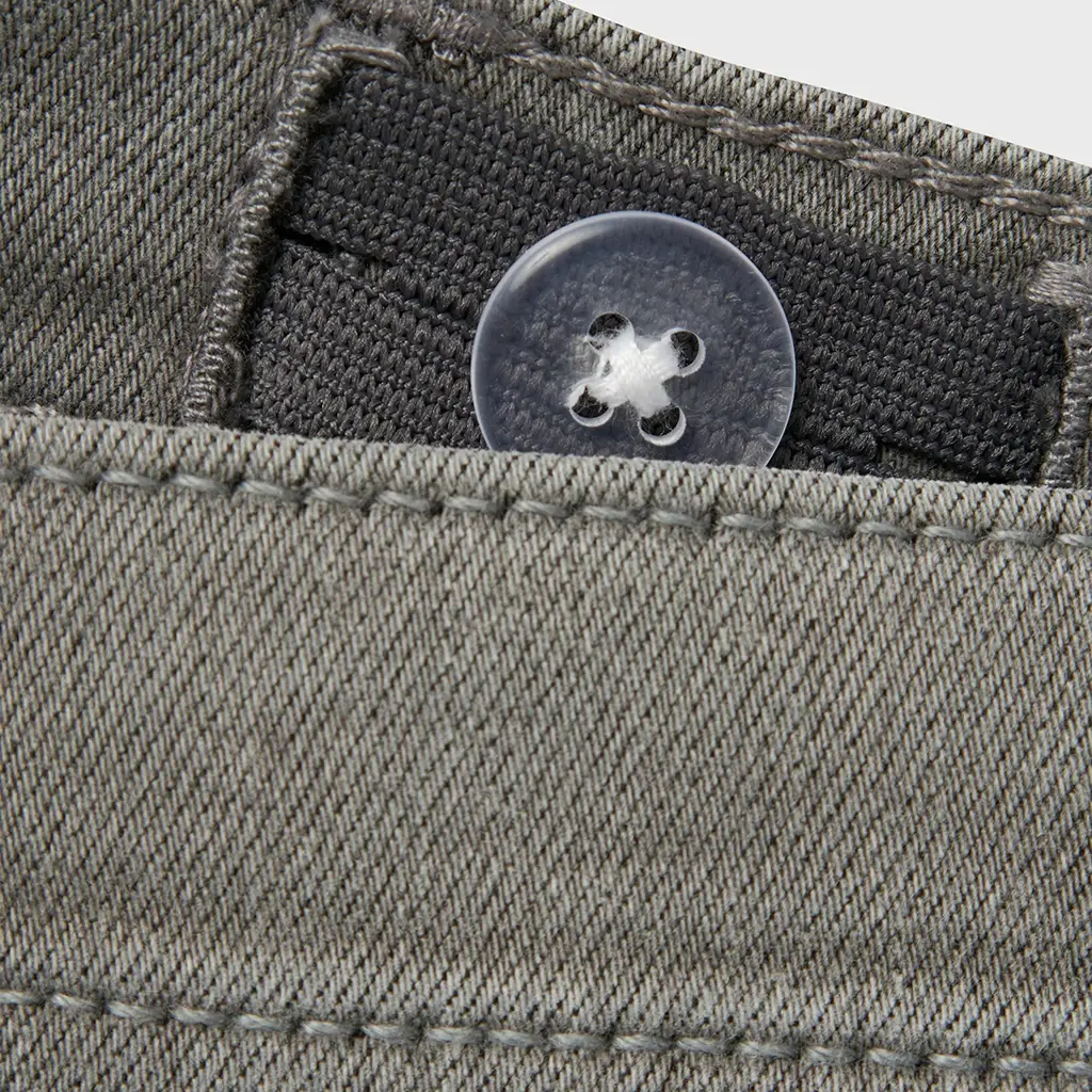 Korte spijkerbroek SLIM FIT Silas (light grey denim)