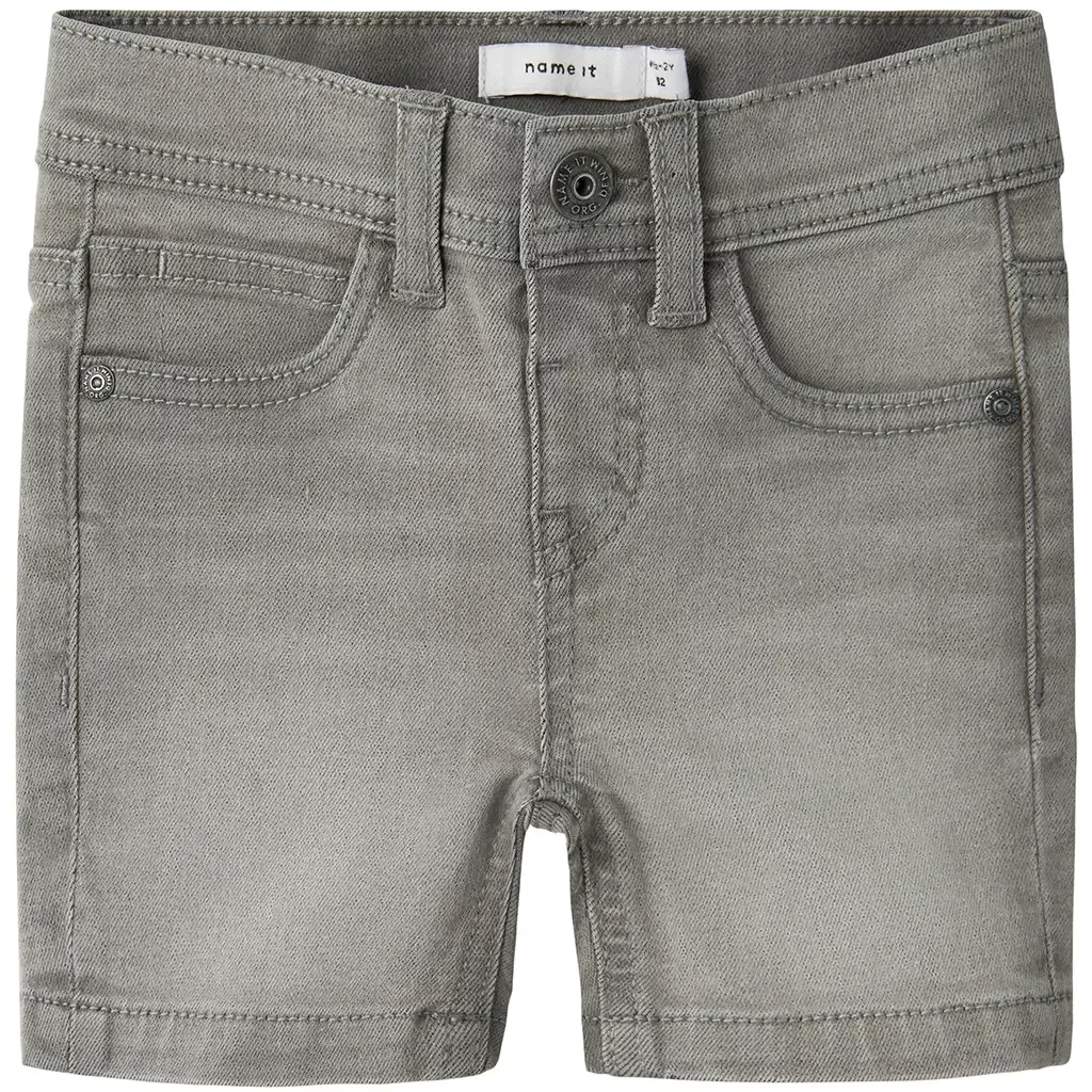 Korte spijkerbroek SLIM FIT Silas (light grey denim)