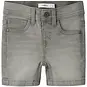 Name It Korte spijkerbroek SLIM FIT Silas (light grey denim)