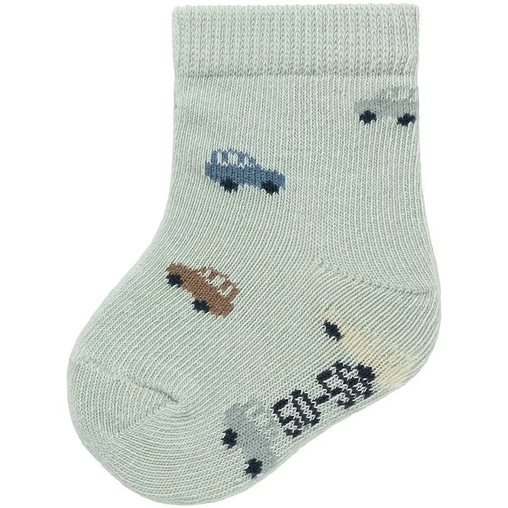 Baby sokjes Hurra (aqua gray)