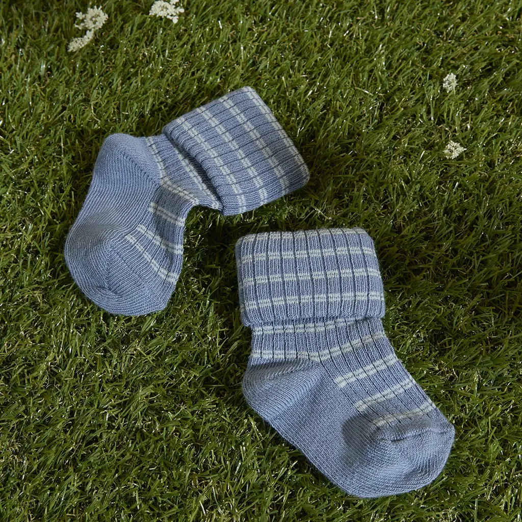 Baby sokjes Octav (blue mirage)