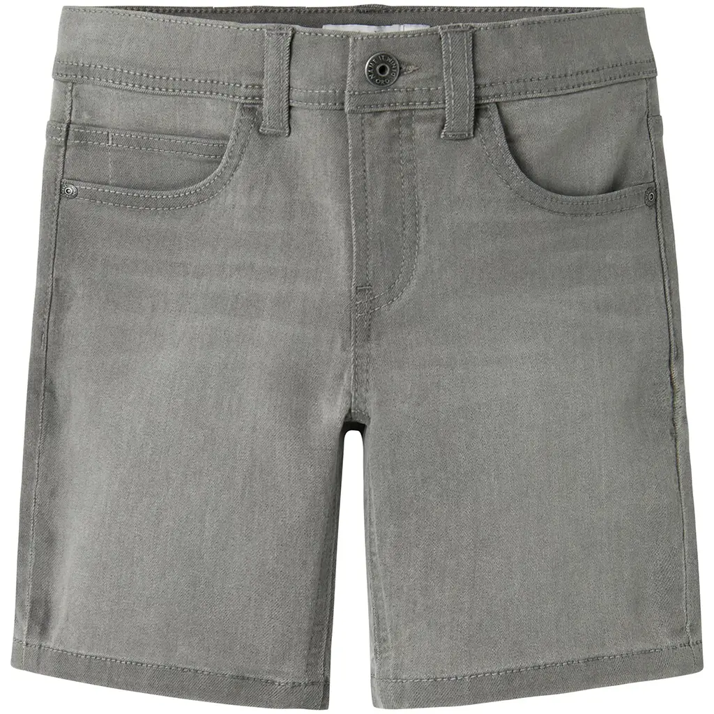 Korte spijkerbroek SLIM FIT Silas (light grey denim)