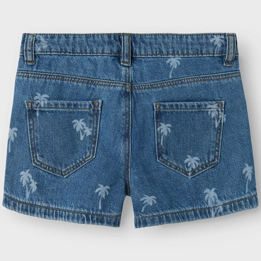 Korte spijkerbroek PALM TREE Rose (medium blue denim)