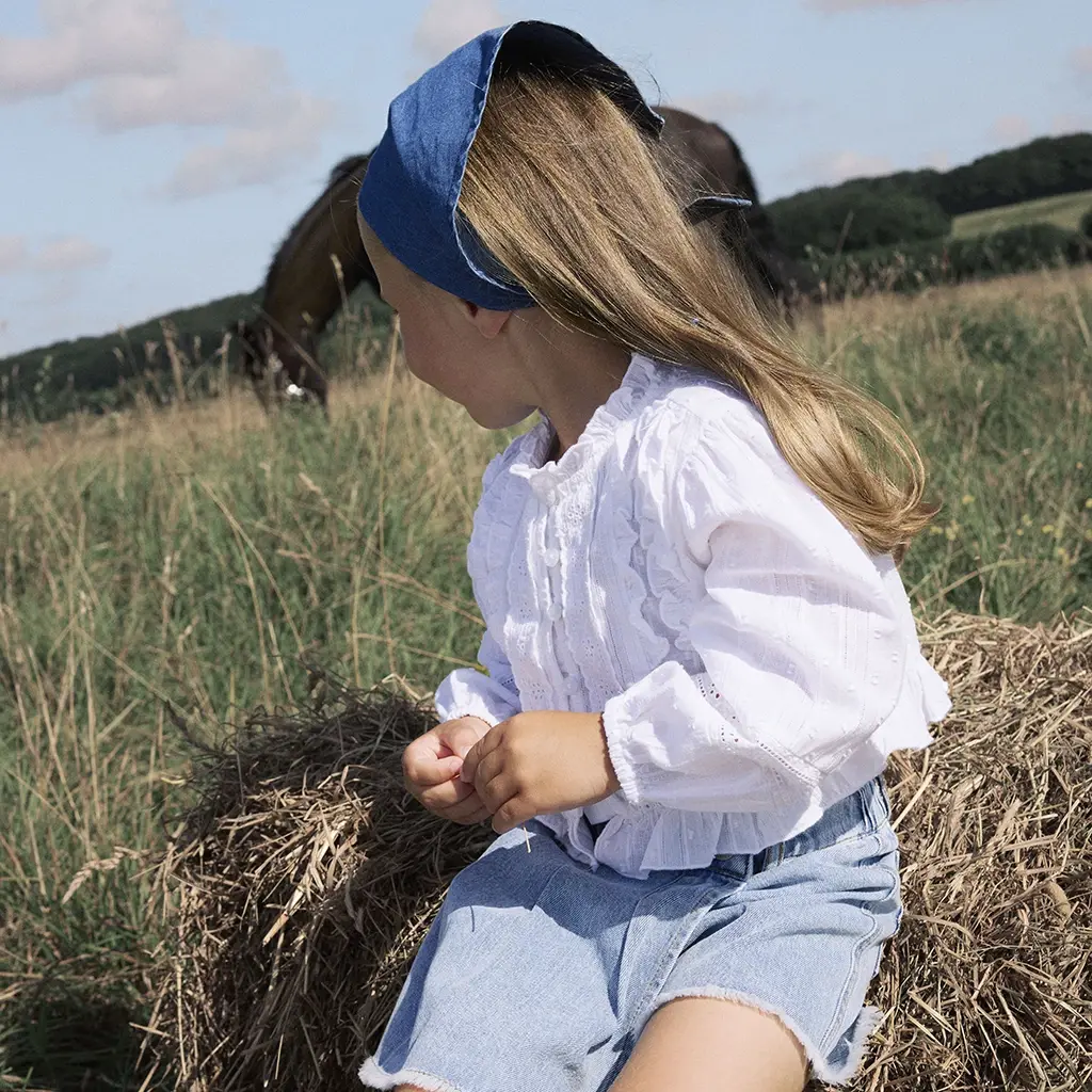 Broek-rokje jeans Hanna (medium blue denim)