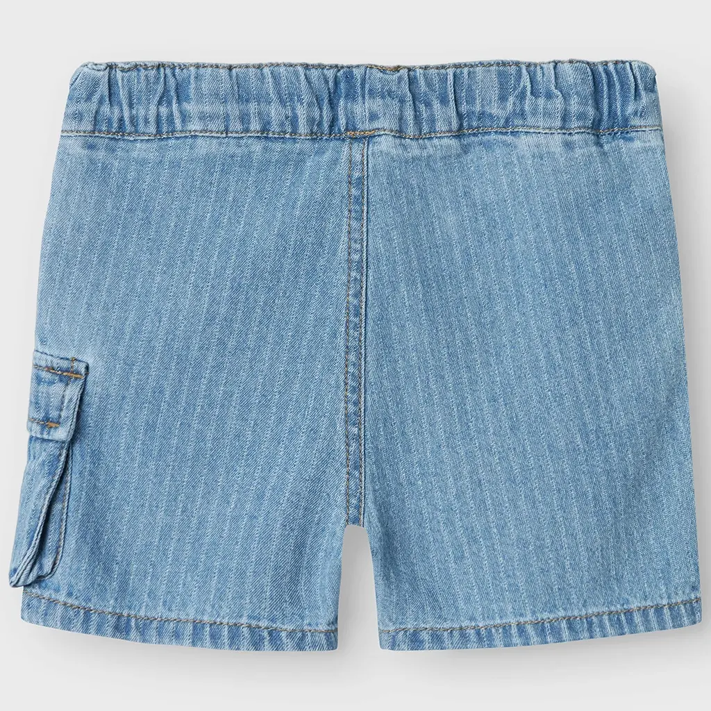 Korte jog jeans Ryan (light blue denim stripes)