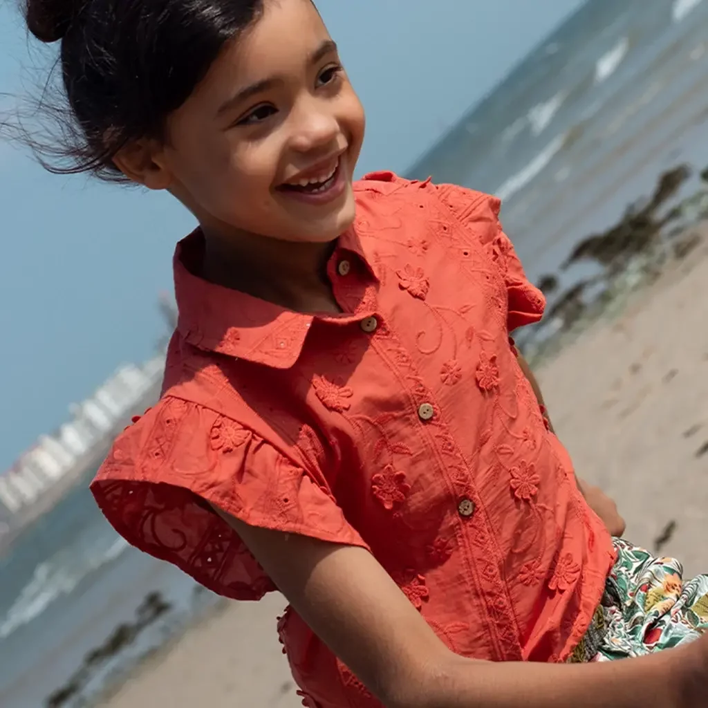 Blouse Cindy (rust)