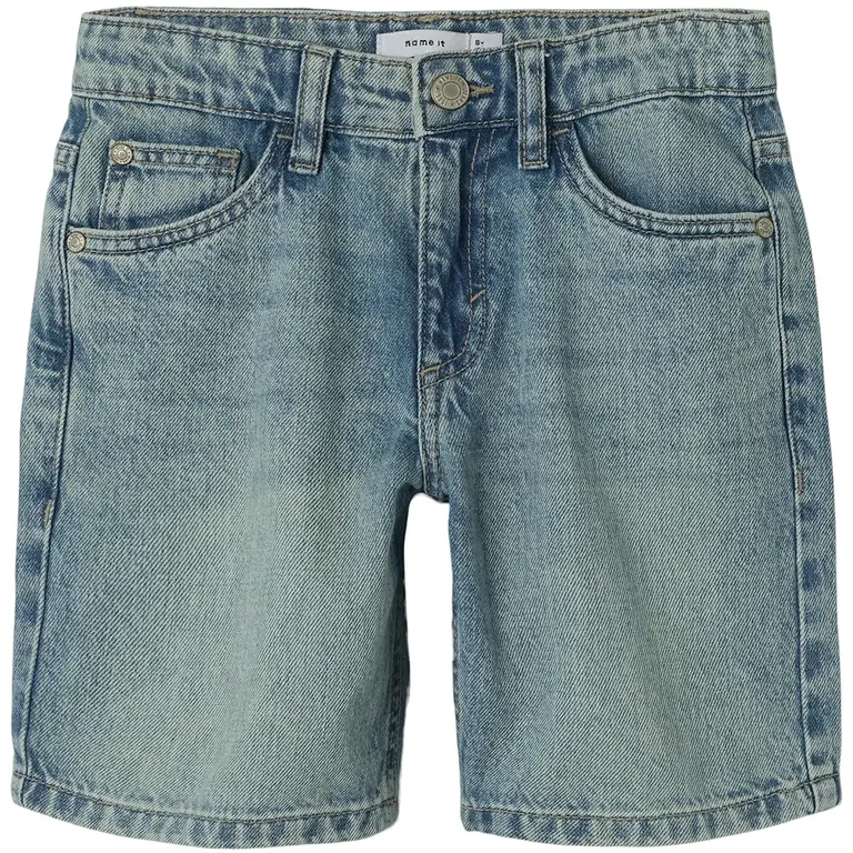 Korte spijkerbroek LOOSE FIT Silas (vintage medium blue denim)
