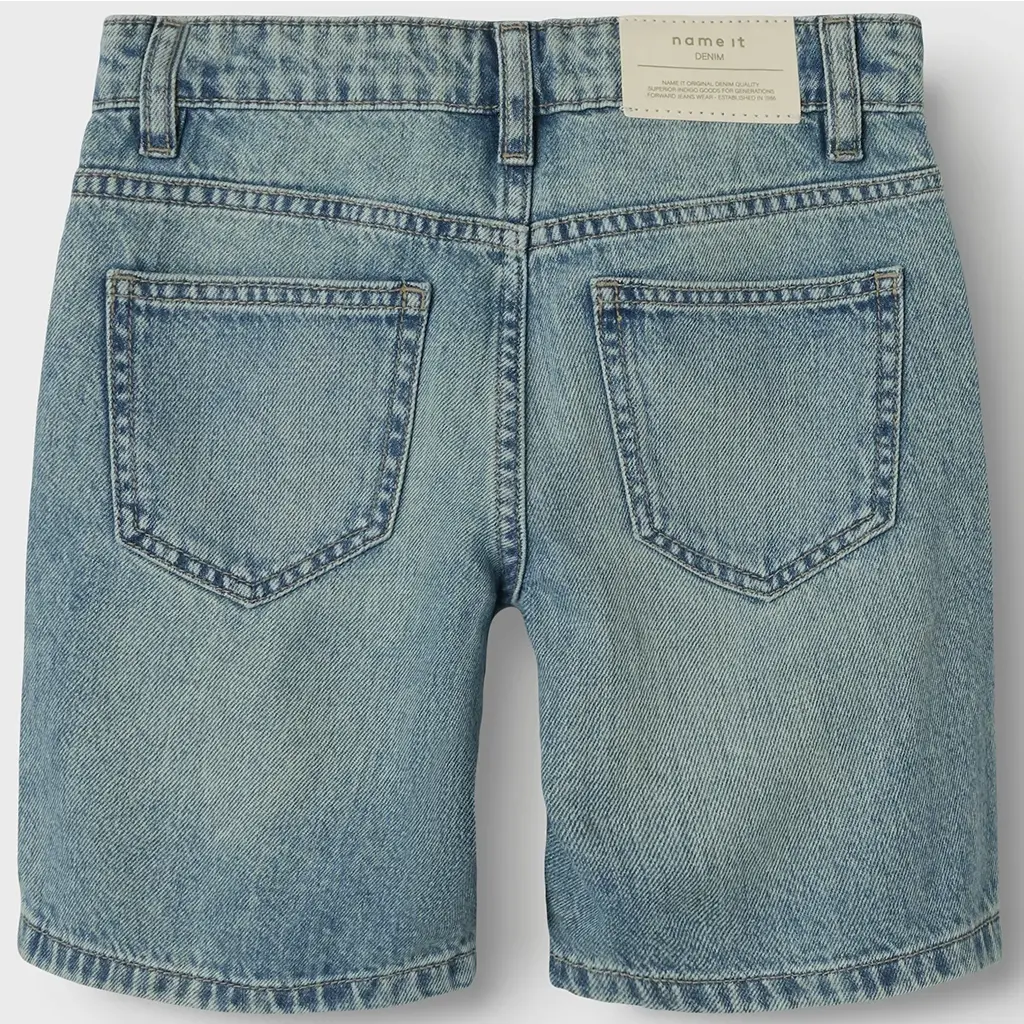 Korte spijkerbroek LOOSE FIT Silas (vintage medium blue denim)